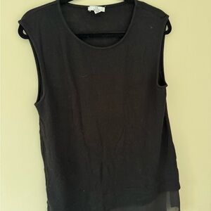 Halston Heritage Black Tank Top